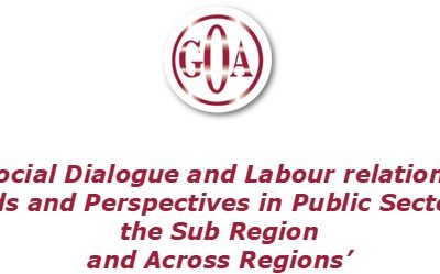 Seminario: Social Dialogue and Labour relations; Trends and Perspectives in Public Sectors in the Sub Region and Across Regions